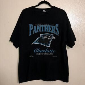 1995 Carolina Panthers Charlotte Shirt 90S Made In Usa Retro Tee